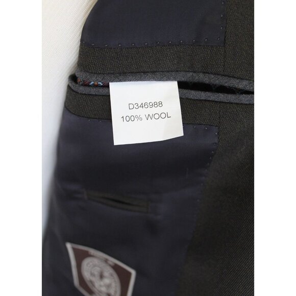 J Crew Sample Ludlow Suit Jacket In American Wool Dark Brown 40R NWOT - Picture 7 of 8